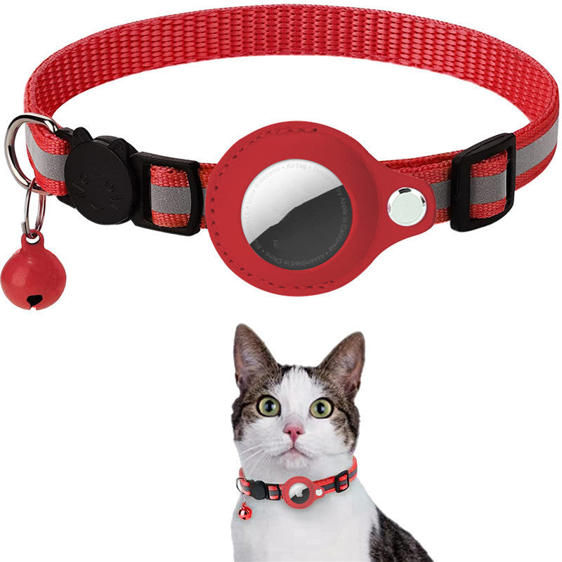 PurrNest AirTag cat collar sky blue variant