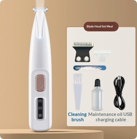Pet hair clipper in Rose Gold color