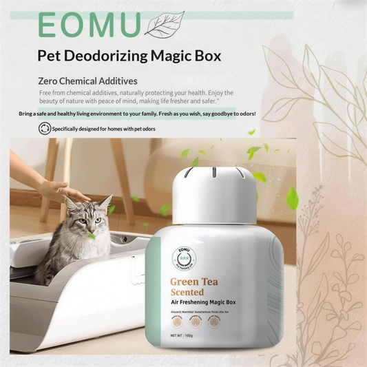 Pet odor remover deodorizing box for cats and dogs (4K)