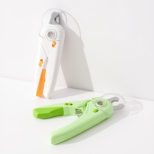 Cat nail clippers made of ABS and stainless steel - clean studio shot